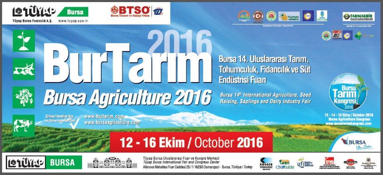 Bursa Tarım Fuarı 2016 (Burtarım 2016)